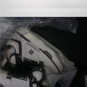 AMIRI MA-1 Panelled Sneakers in Black and White